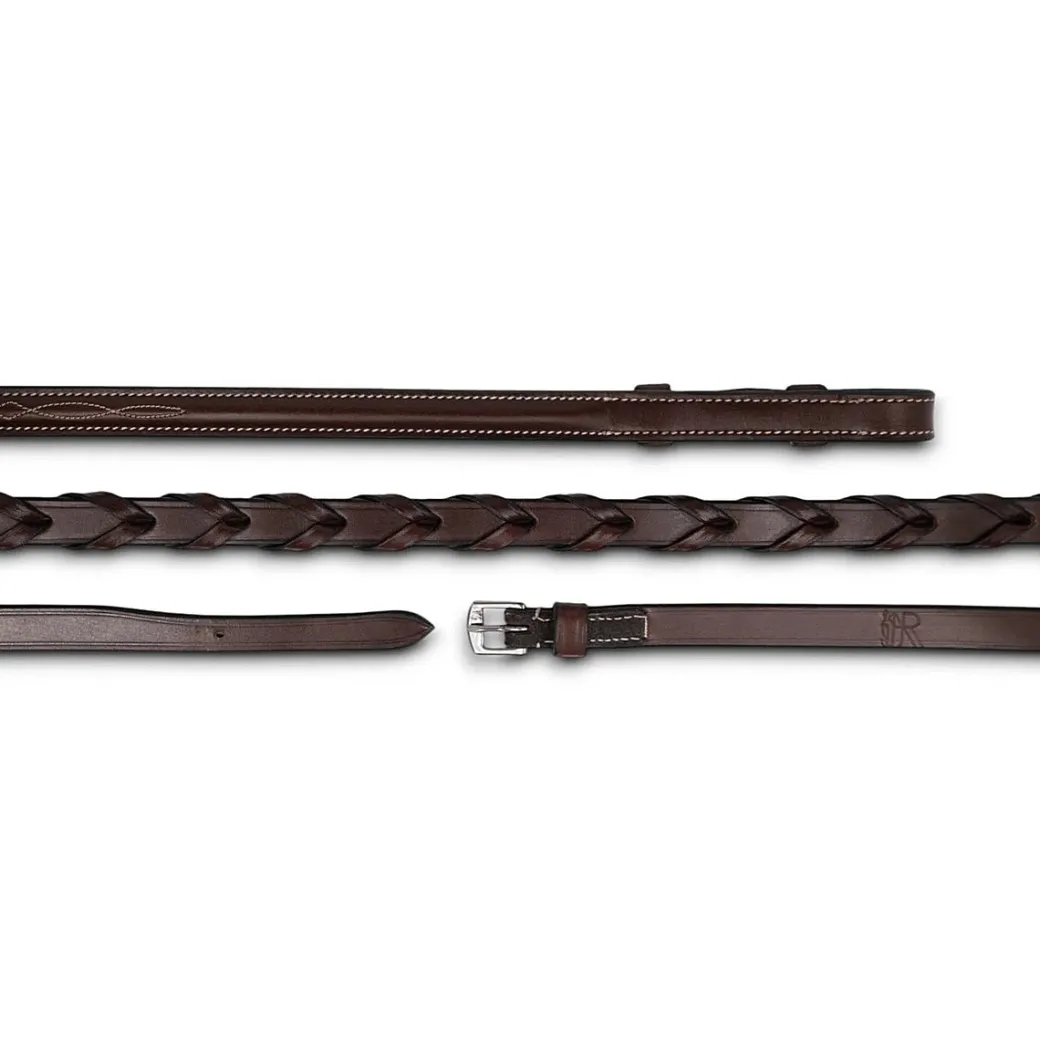 AJR Sport Fancy Raised Laced Leather Reins