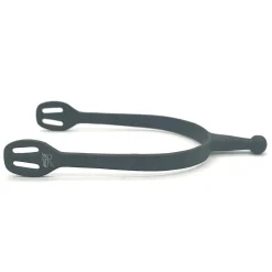 AJR Sport Matte Black Round End Spurs