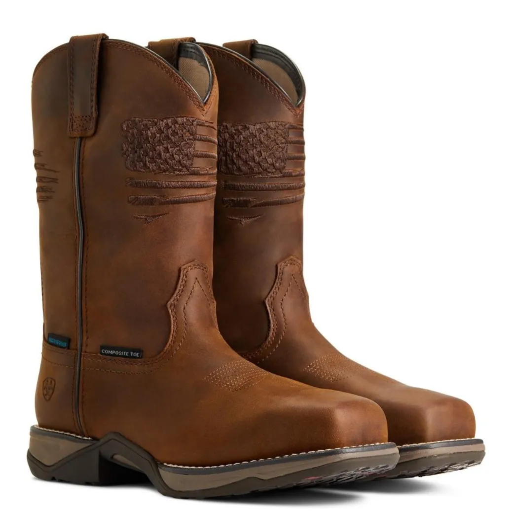 Ariat Anthem Patriot Waterproof Western Boot