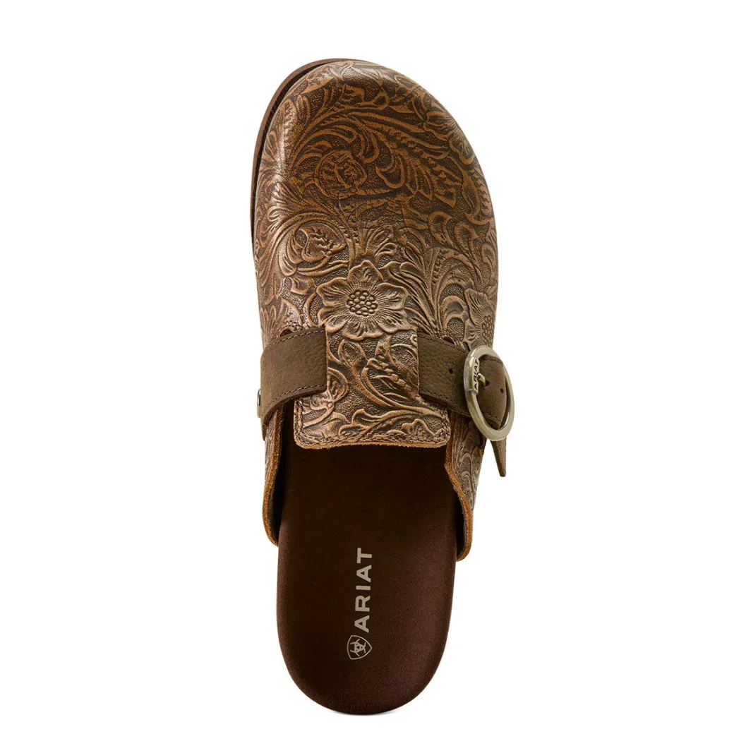 Ariat Floral Embossed Country Mules