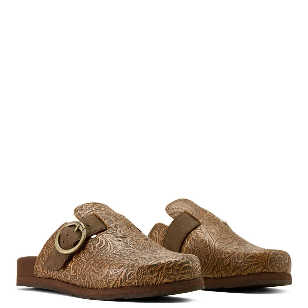 Ariat Floral Embossed Country Mules