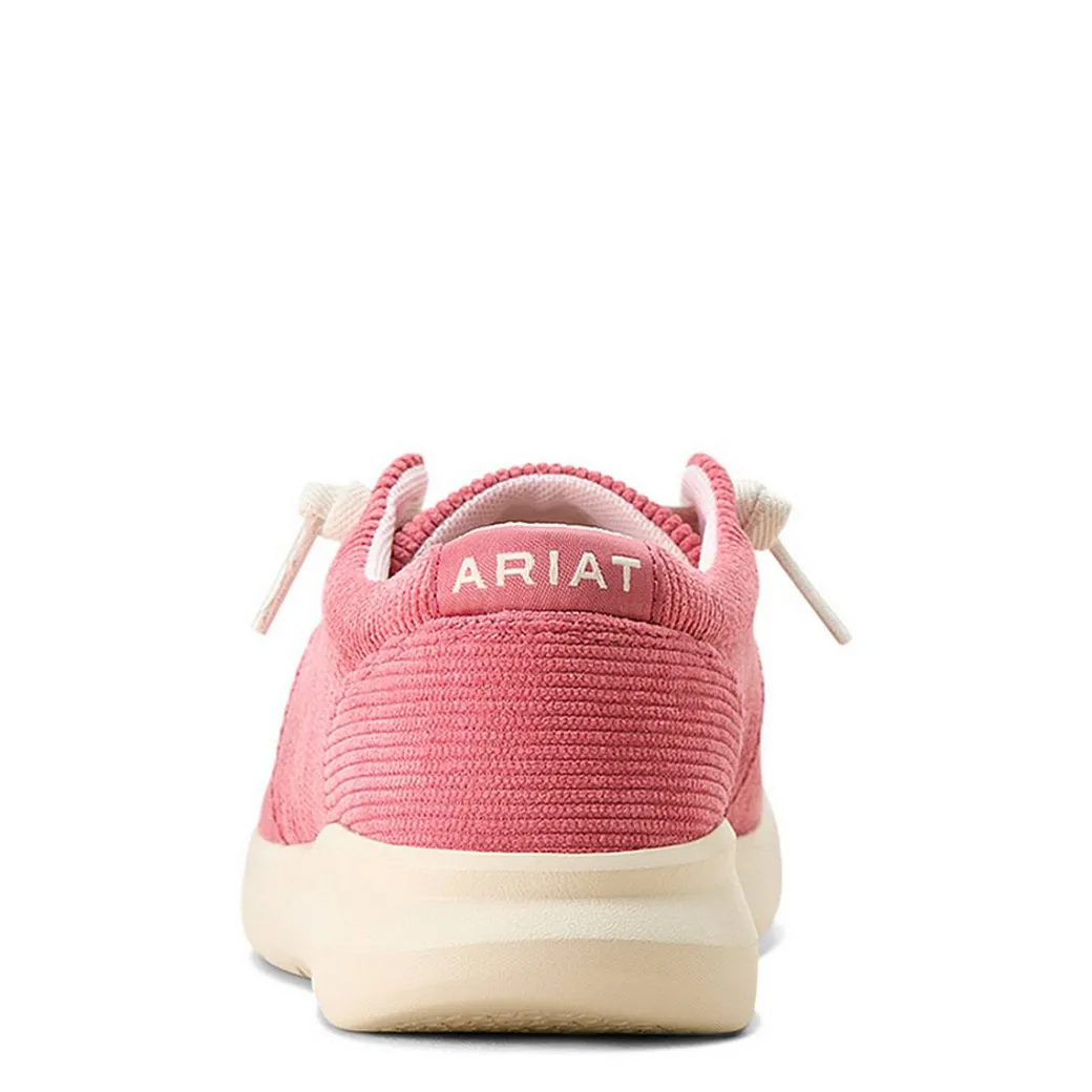 Ariat Hilo Pink Corduroy Shoes