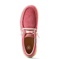 Ariat Hilo Pink Corduroy Shoes