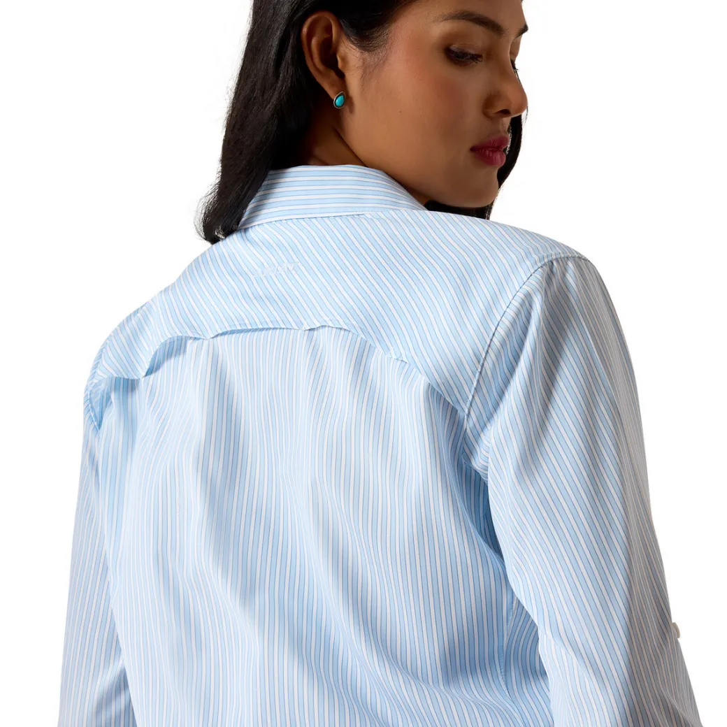 Ariat VentTEK LS Shirt | Nantucket Breeze Stripe