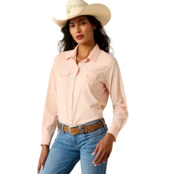 Ariat VentTEK LS Shirt | Peach