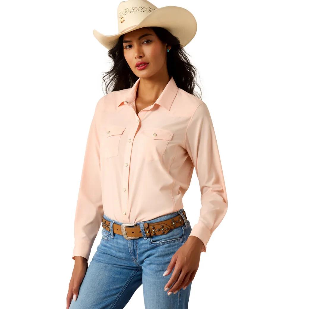 Ariat VentTEK LS Shirt | Peach