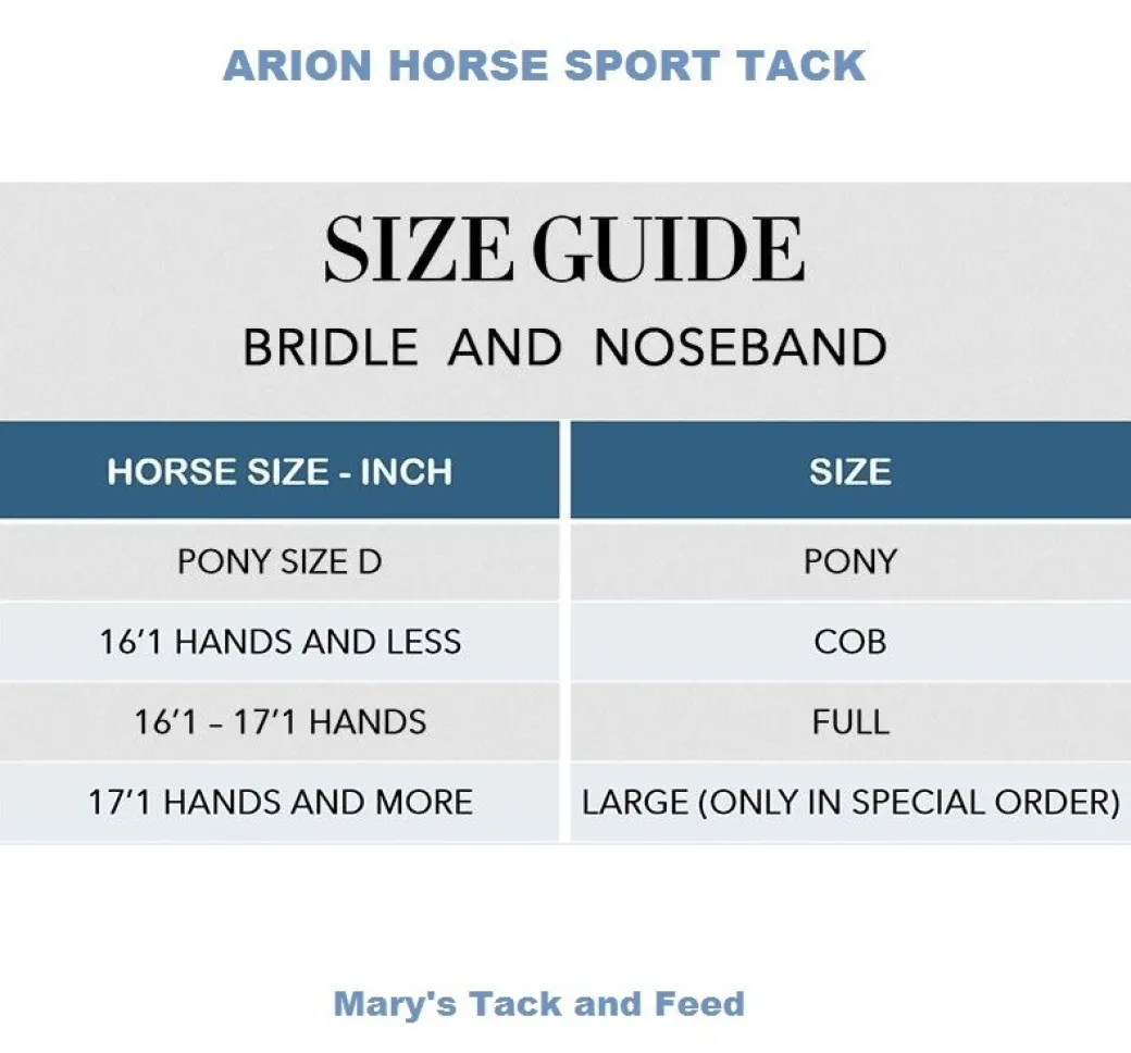 Arion Fancy Stitch Hunter Bridle