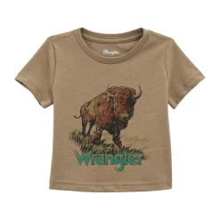 Baby Wrangler Bison Tee