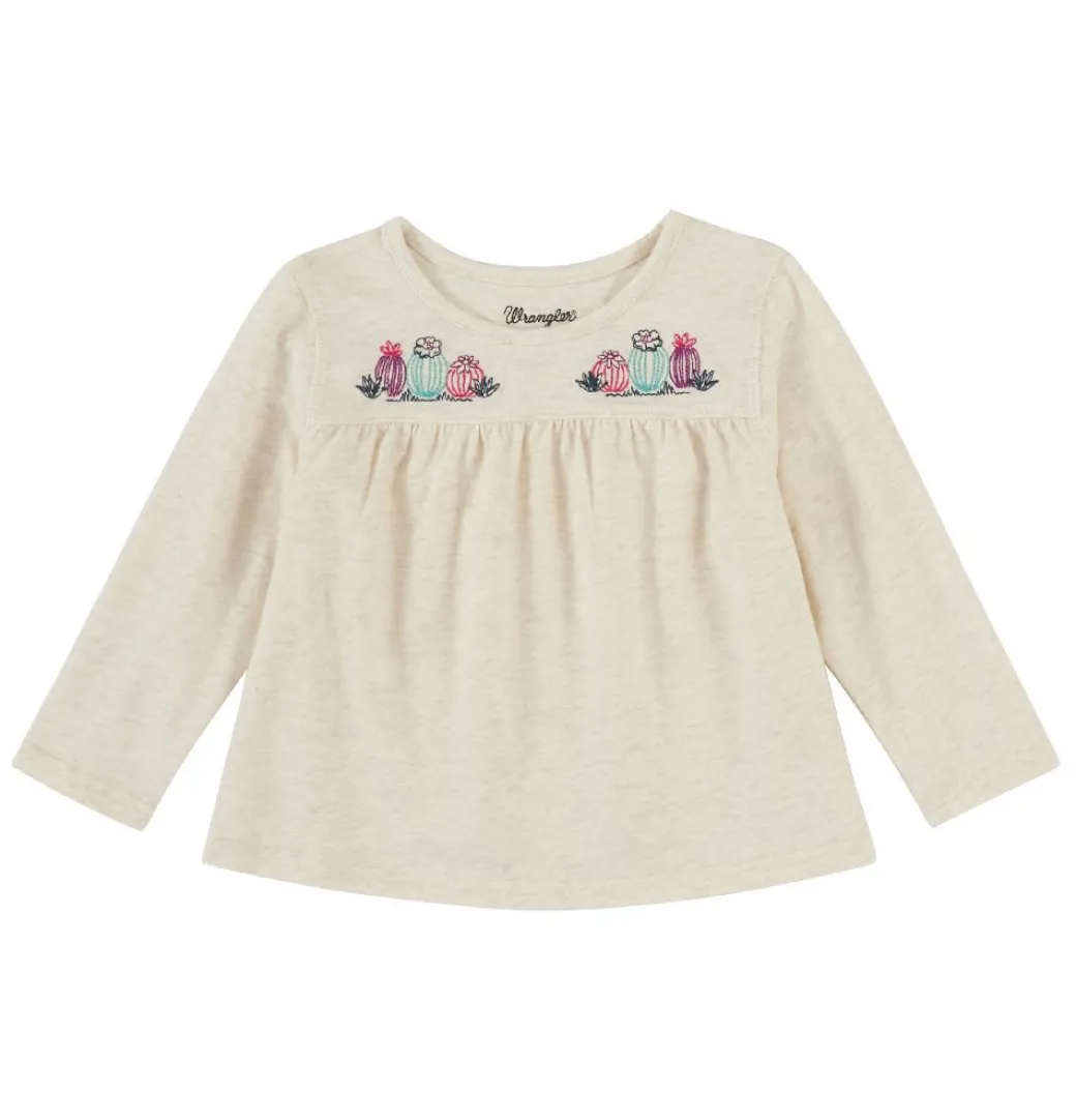 Baby Wrangler Cactus Embroidery Tee