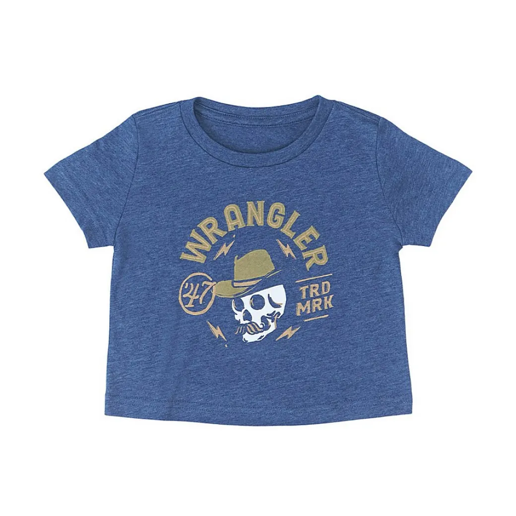 Baby Wrangler Cowboy Skull Tee