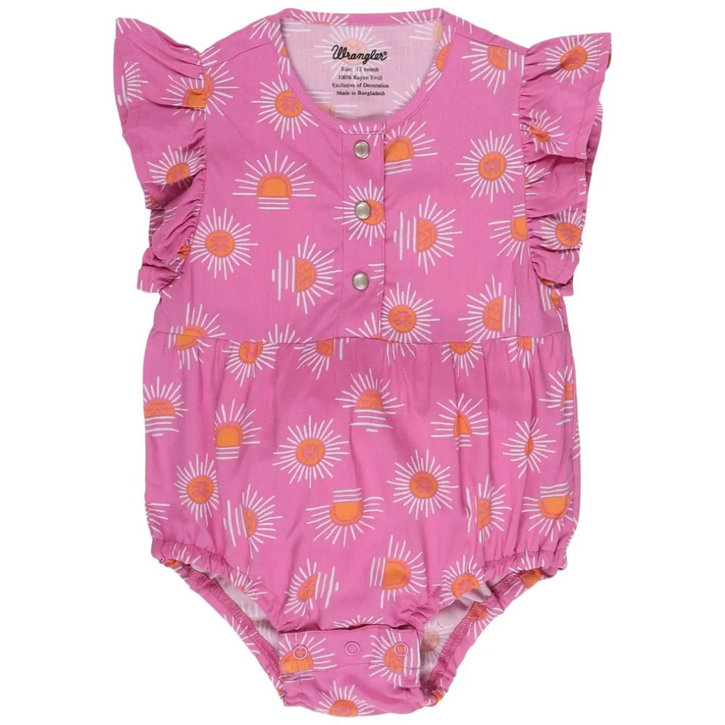 Baby Wrangler Ruffle Sleeve Onesie