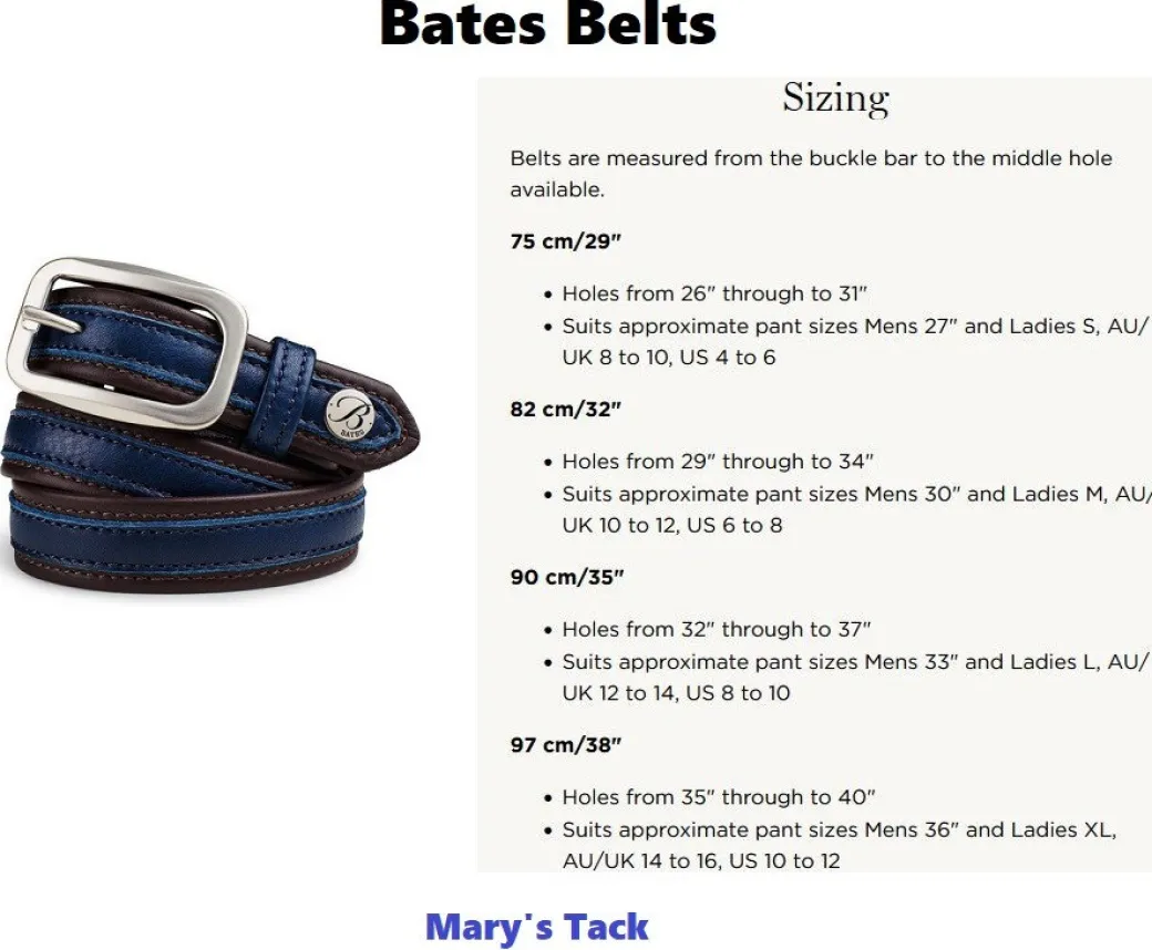 Bates Leather Belt