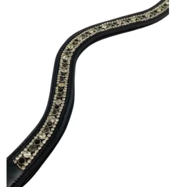 Black Oak Cameo Curved Browband