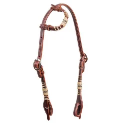 BLR Quick Change Rawhide One Ear Headstall