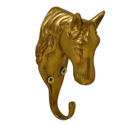 Brass Horse Head Hook