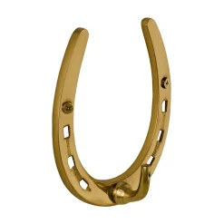 Brass Horseshoe Hook | Large