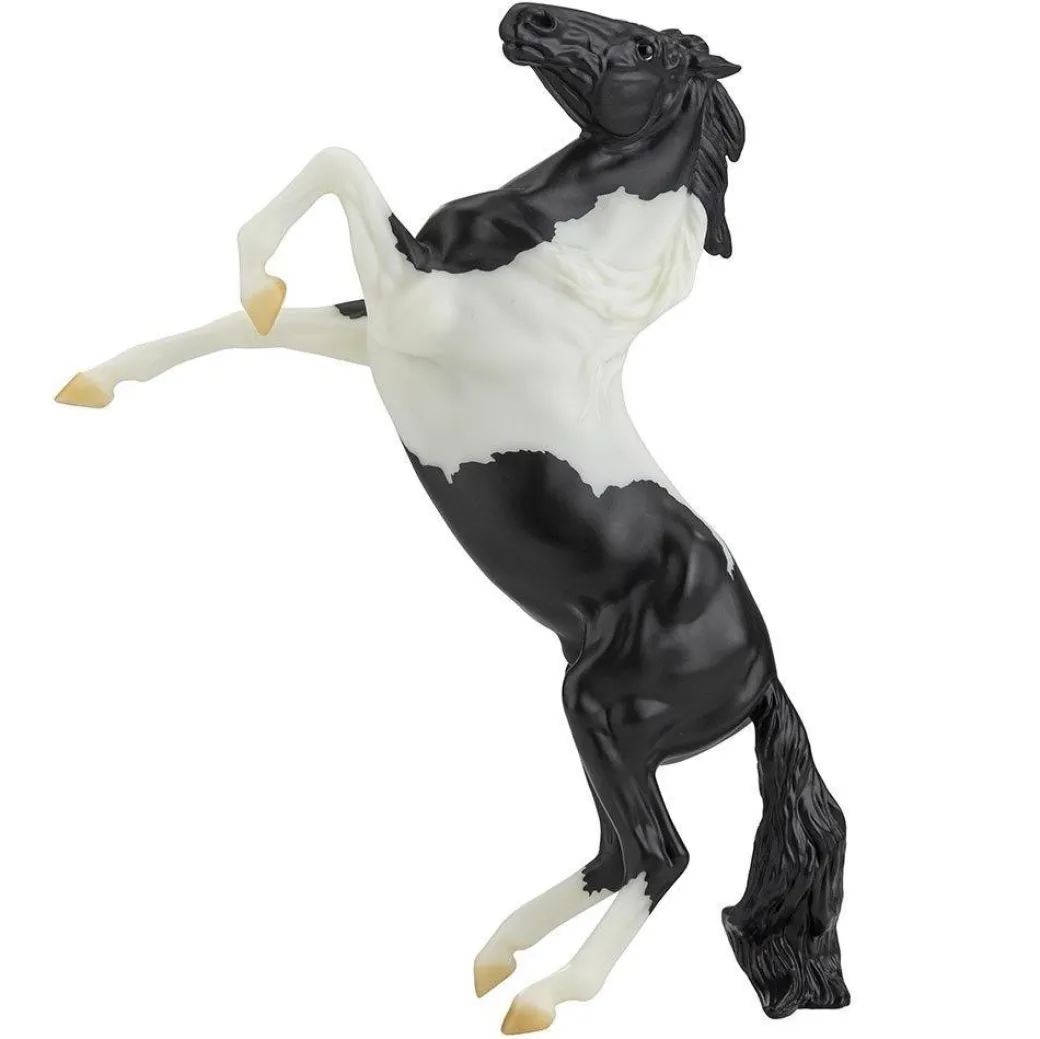 Breyer Black Pinto Rearing Mustang