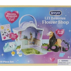 Breyer Li'l Beauties Flower Shop Horse Playset