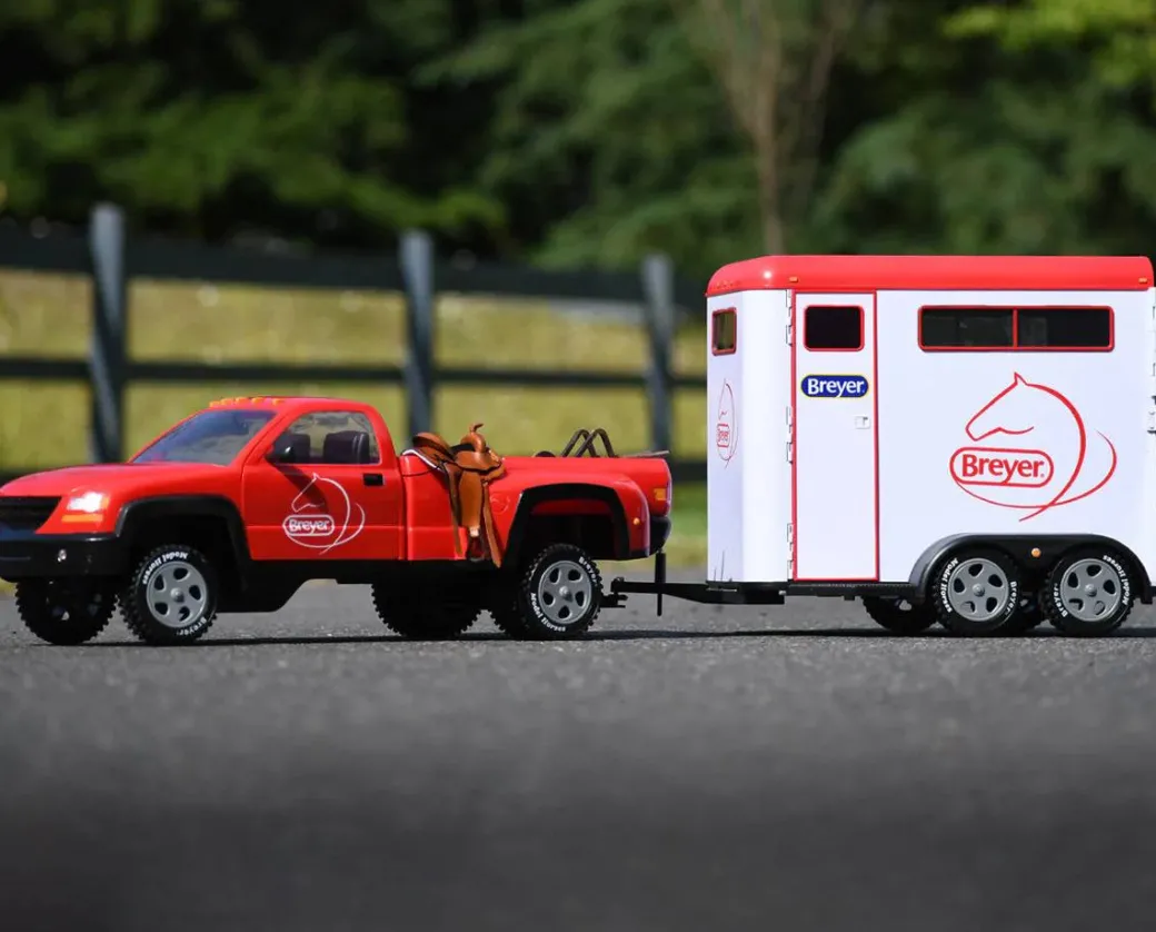Breyer Red Dually Truck
