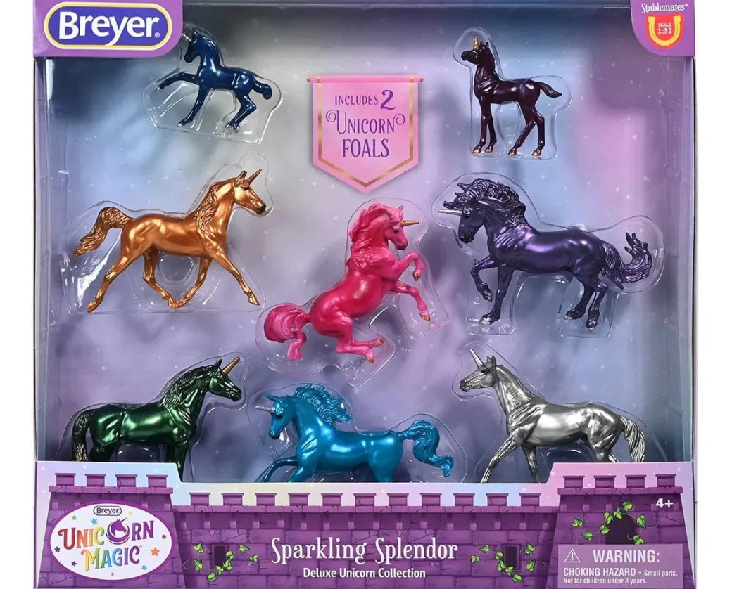 Breyer Stablemates Deluxe Sparkling Unicorns Collection