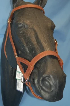 Buckaroo Leather Flat Nose Sidepull