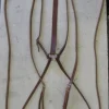 Buckaroo Leather German Martingale with Split Reins - Adjustable Conway Buckles