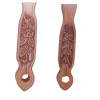 Buckaroo Leather Slobber Straps with Tooling
