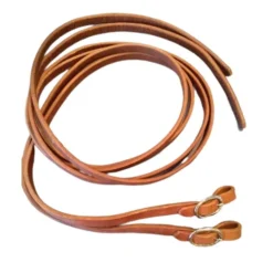 Buckaroo Leather Split Reins with Small Buckle