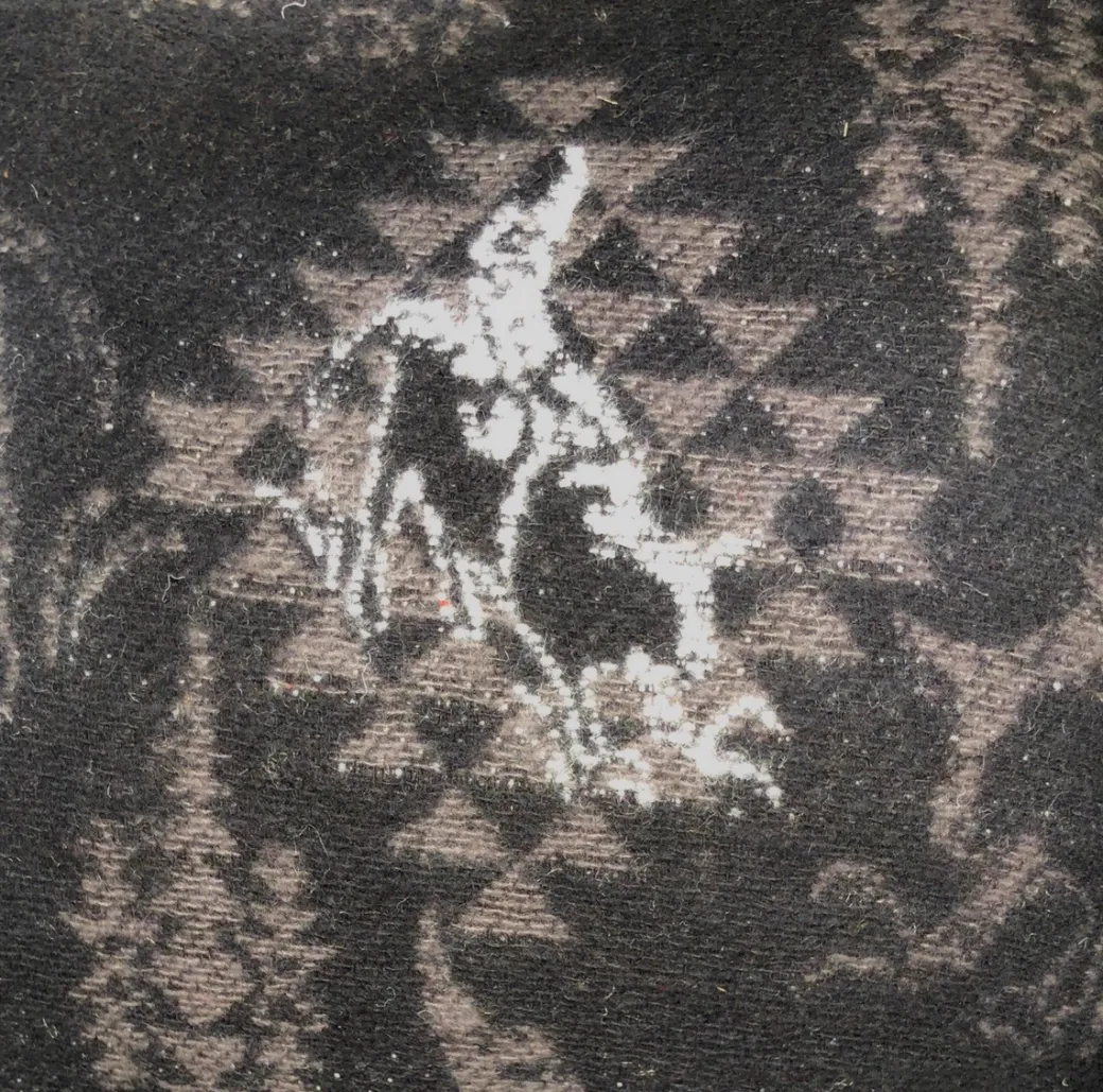 Bull Rider Aztec Jacquard Berber Blanket