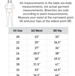 B Vertigo Elle Denim Full Seat Breeches