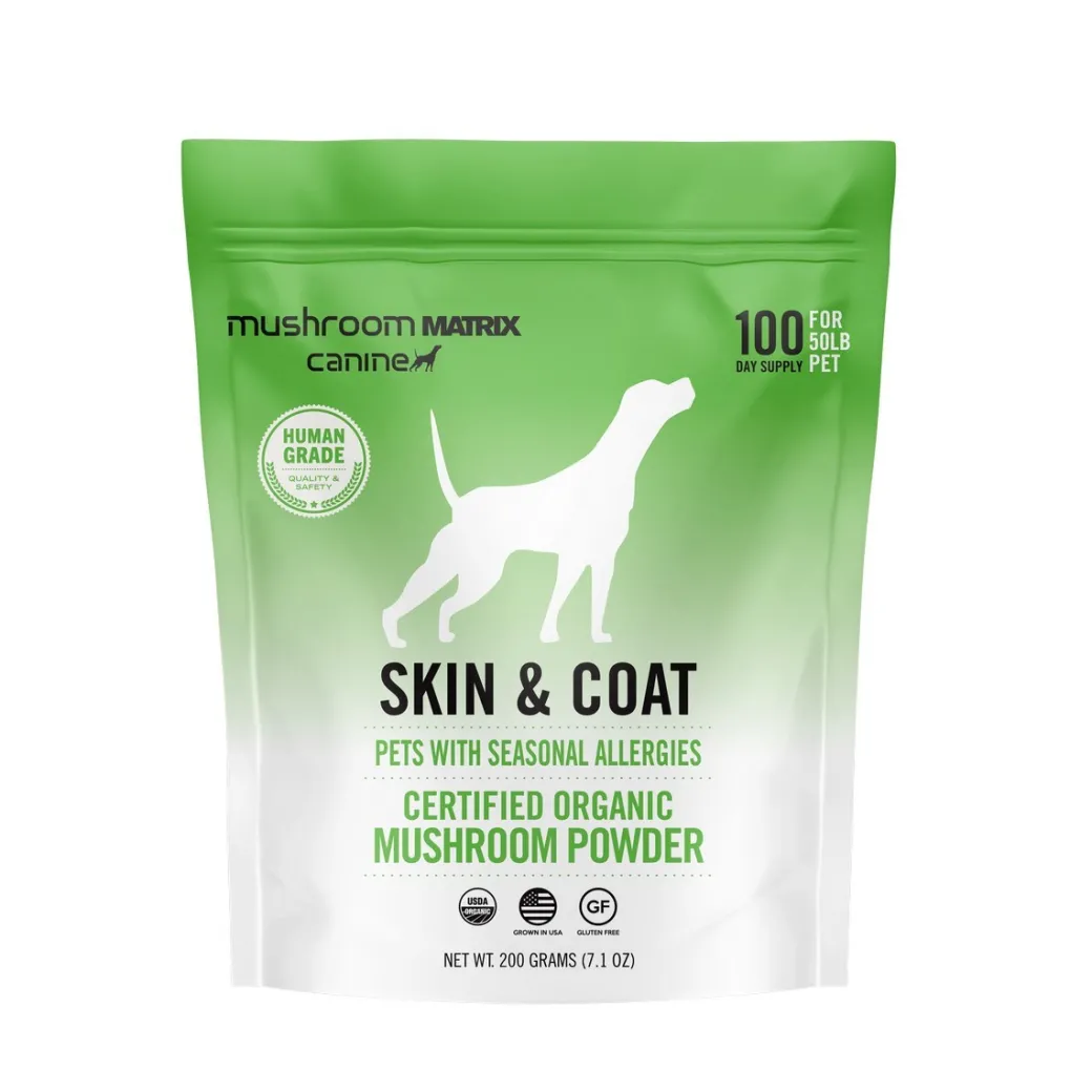 Canine Matrix Skin & Coat Mushroom Powder