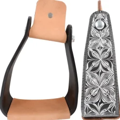 Cashel Engraved Slanted Stirrups