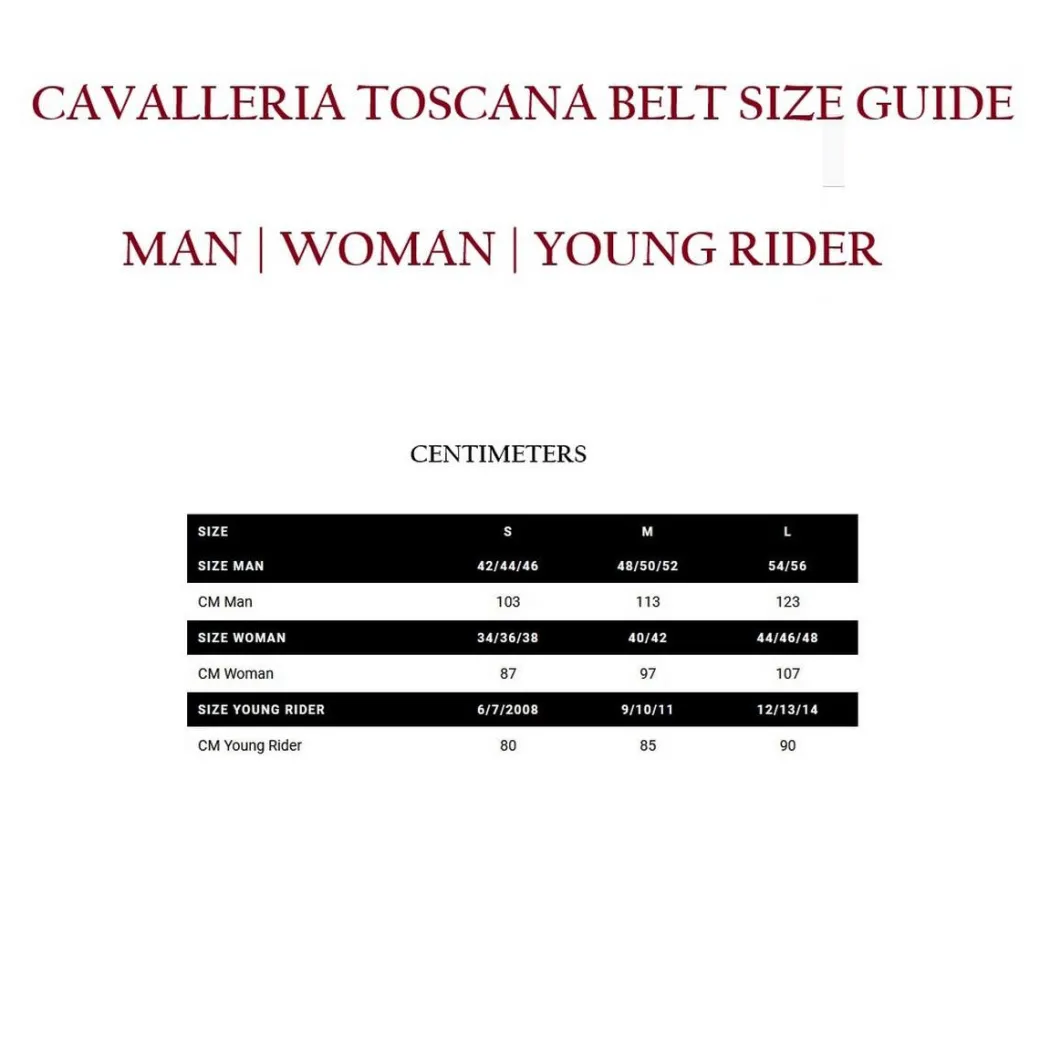 Cavalleria Toscana CT Clasp Elastic Belt FW25
