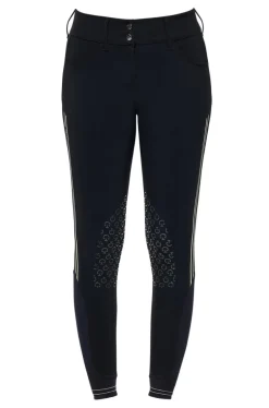 Cavalleria Toscana Embossed Stripe Breeches Knee Grip