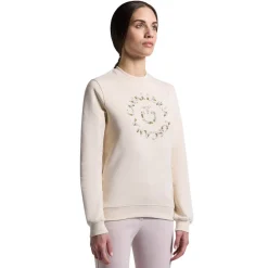 Cavalleria Toscana Floral Embroidery Logo Crew