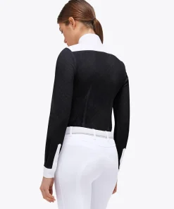 Cavalleria Toscana Jacquard Sheer Competition Shirt