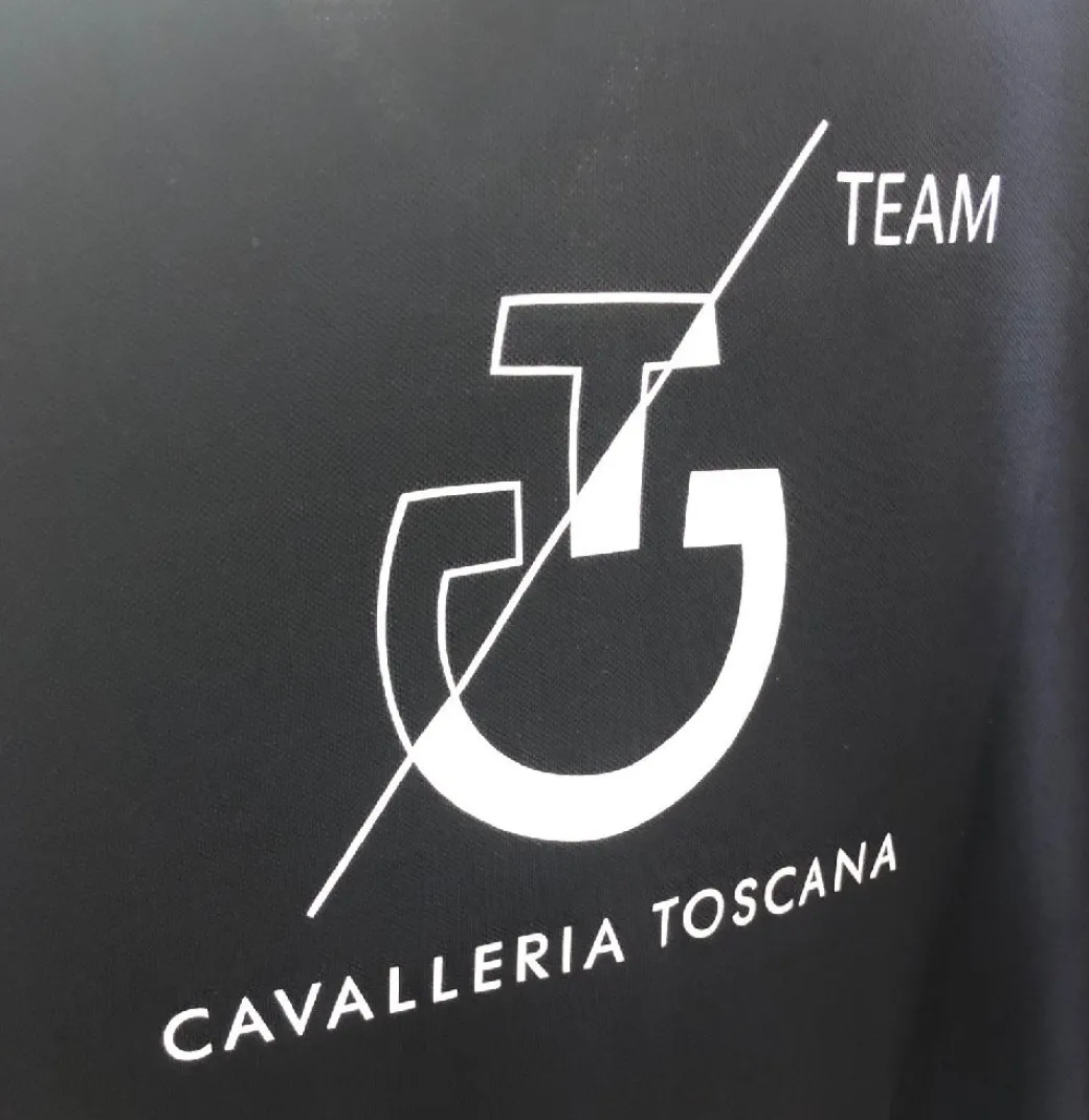 Cavalleria Toscana Men's CT Team Short Sleeve Polo