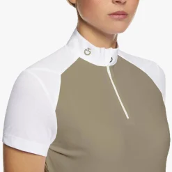 Cavalleria Toscana Mitered Competition Polo Short Sleeve