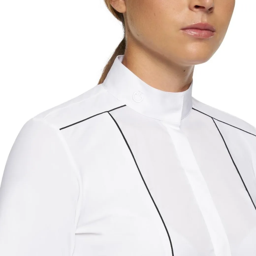 Cavalleria Toscana Outline Piping Shirt Long Sleeve