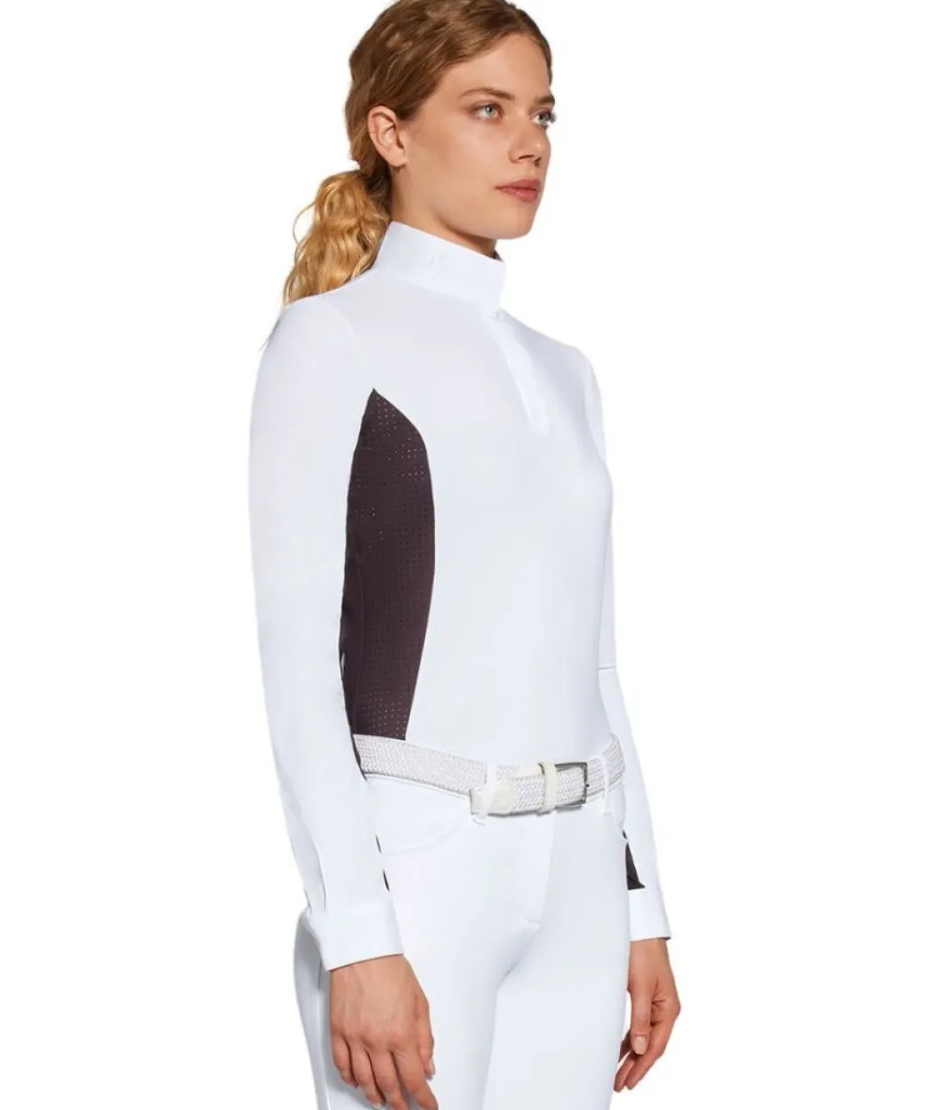 Cavalleria Toscana Perforated Insert Hunter Polo LS