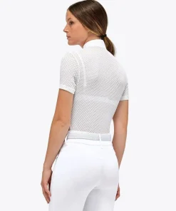 Cavalleria Toscana Pique Mesh Polo Short Sleeve