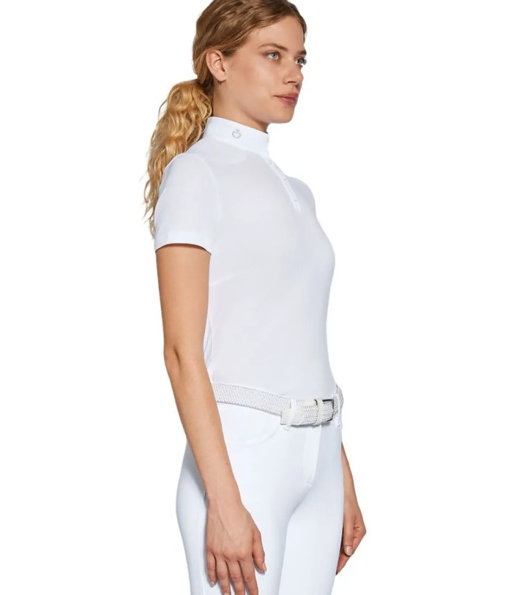 Cavalleria Toscana Tech Piqué Polo Short Sleeve