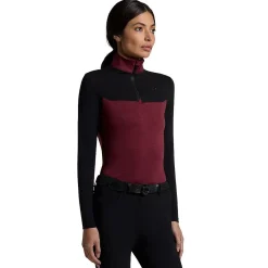 Cavalleria Toscana Tech Wool Half Zip Training Polo