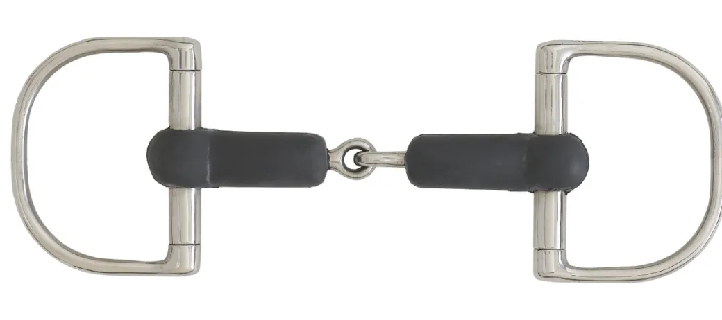 Centaur Soft Rubber Snaffle Dee