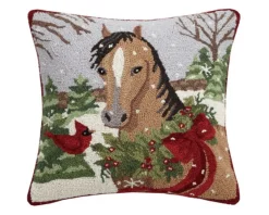 Christmas Horse Pillows