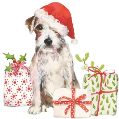 Christmas Pup Paper Napkins