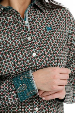 Cinch Medallion Print Performance Shirt