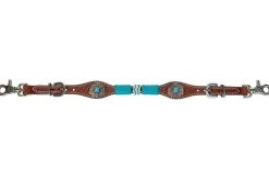 Circle Y Turquoise Round Up Wither Strap