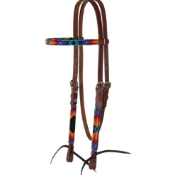 Circle Y Vibrant Infinity Beaded Brow Headstall
