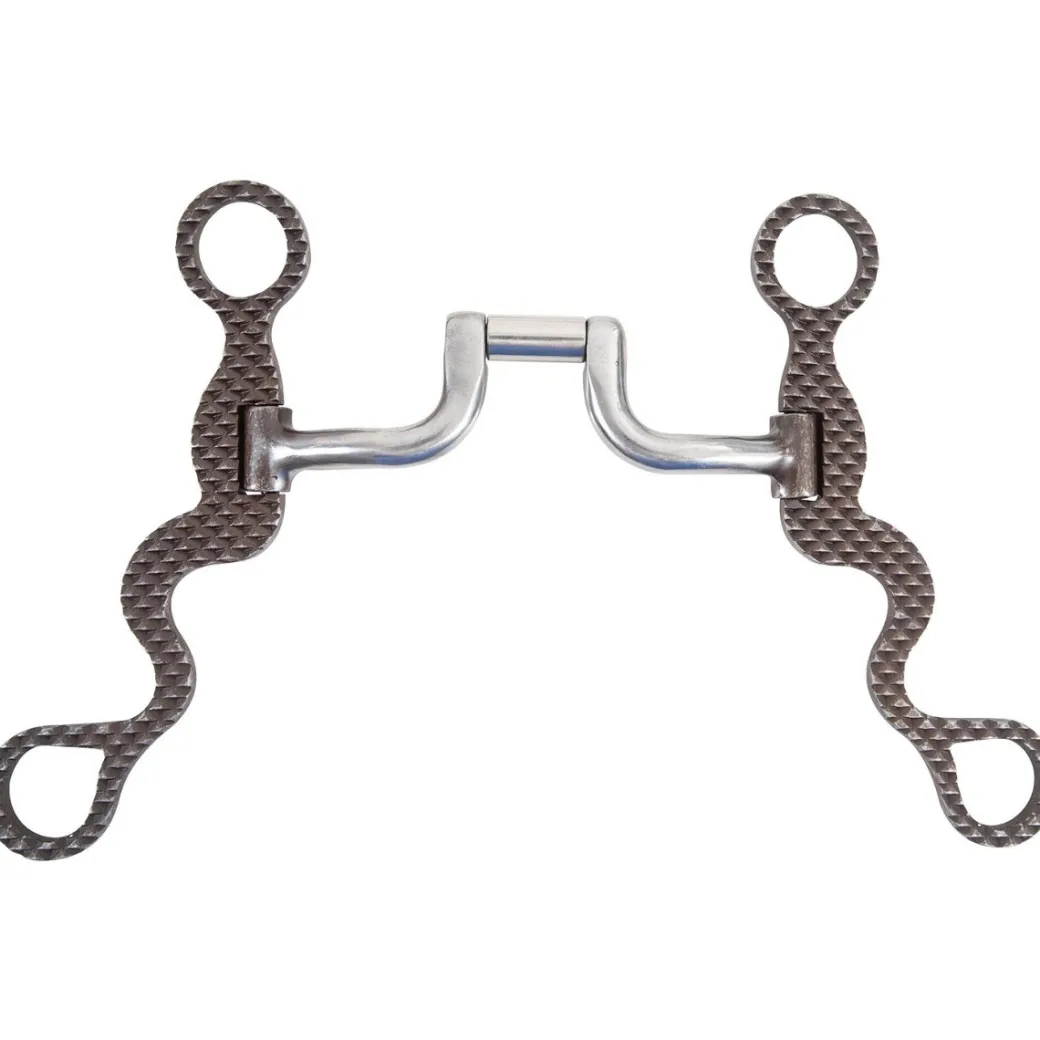 Classic Equine Rasp Square Hinge Cavalry Bit